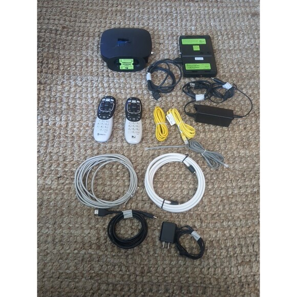 Direct TV System/Bundle Wireless Video Bridge,1 Genie Mini, 2 Remotes Cords - Picture 2 of 12